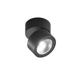 Faretto Spot Led Rotondo Orientabile Camera Nero Led Grande