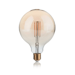 10 Lampadine Led Globo Grande D125 E27 4 Watt 2200 K Dimm 300 Lm Vintage Ambra