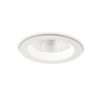 Faretto A Incasso Basic Fi Alluminio Bianco Led 15W 3000K Luce Calda