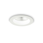 Faretto A Incasso Basic Fi Alluminio Bianco Led 10W 3000K Luce Calda