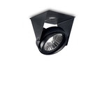 Montature Faretto Orient Moderno Channel Metallo Nero Led 7W 3000K D14Cm