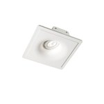 Lampada Da Incasso Moderna Zephyr Gesso Bianco 1 Luce Gu10 D20