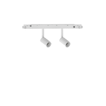 Proiettore Regolabile Ego Alluminio Bianco 2 Luci Led 5W 3000K Luce Calda 1-10V