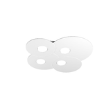 Plafoniera Moderna Cloud Metallo Bianco 4 Luci Gx53