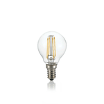 10 Lampadine Led Sfera E14 4 Watt 4000 K 520 Lm Trasparente