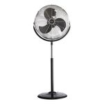 Bimar VPS58 Ventilatore a Piantana 45cm h134 Altezza Regolabile Cromo nero