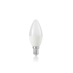 10 Lampadine Led Ovale E14 7 Watt 3000 K 560 Lm Bianca