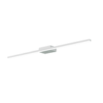 Applique Moderna Line Metallo Bianco Diffusore Acrilico B Led 11,2W Nat 70Cm