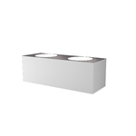 Applique Moderna Eccentric Metallo Bianco 4 Luci Gx53 Biemissione