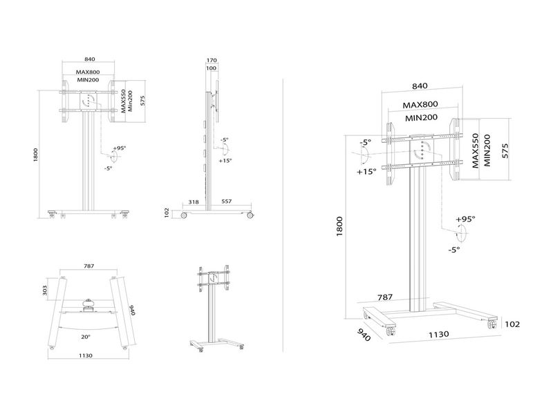 Itb-Solution-Carrello-per-Monitor-55-80--