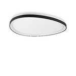 Ideal Lux Plafoniera Contemporanea Gemini Metallo Nero Led Integrato 42W 3000K Ip20