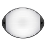 Applique Aperta Contemporanea Coco Alluminio Grafite 1 Luce Led 7W 4000K