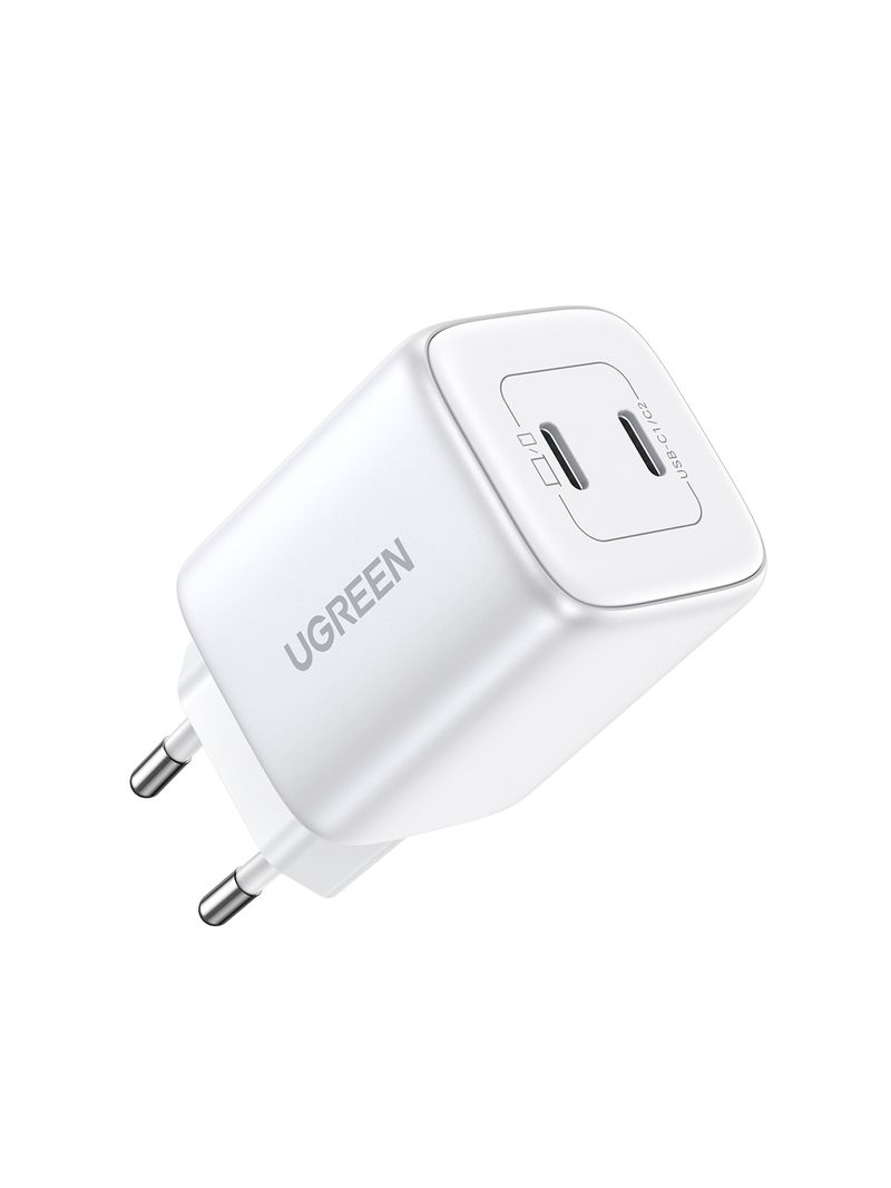 Ugreen-Nexode-45W-Dual-USB-C-PD-Caricabatterie-25W20W-Bianco