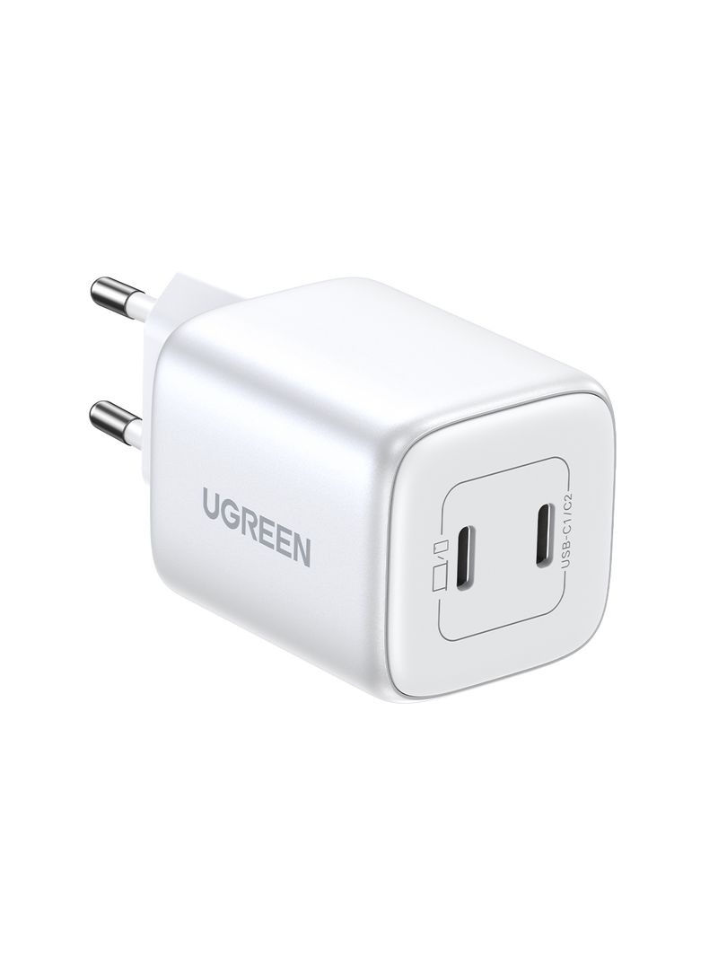 Ugreen-Nexode-45W-Dual-USB-C-PD-Caricabatterie-25W20W-Bianco