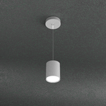 Sospensione Moderna Cloud Metallo Grigio 1 Luce Gx53 10Cm