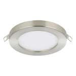 Faretto Ad Incasso Moderno Fueva Flex In Alluminio Nichel Satinato Led 5,5W