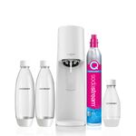 SodaStream Terra Bianco Value Pack Metallo, Plastica, Polietilene tereftalato (PET)