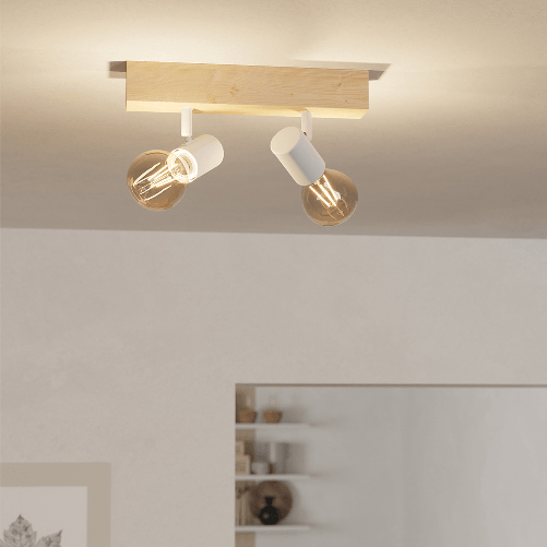 Plafoniera-Industrial-Townshend-3-2-Luci-Legno-Marrone-E-Bianco