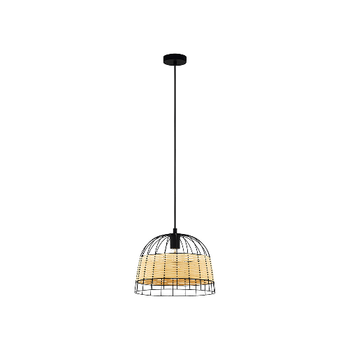 Lampadario-Industrial-Anwick-Piccolo-1-Luce-Metallo-Nero