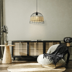 Lampadario-Industrial-Anwick-Piccolo-1-Luce-Metallo-Nero