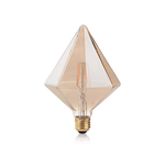 10 Lampadine Led Pyramid E27 4 Watt 2200 K 380 Lm Vintage Ambra