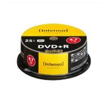 Intenso DVD+R 4.7GB, 16x 4,7 GB 25 pz