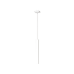 Sospensione Moderna Square Tube Metallo Bianco 1 Luce Gu10