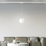 Sospensione Moderna Per Sistema In Binario Bianco Led Grande