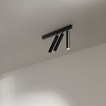 Spot Contemporaneo BambÃ¹ Alluminio Nero 3 Led Integrato 10W