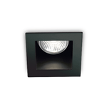 Faretto Da Incasso Moderno Funky Metallo Nero 1 Luce Gu10