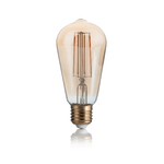 10 Lampadine Led Cono E27 4 Watt 2200 K 300 Lm Vintage Ambra