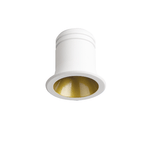 Faretto Ad Incasso Virus Alluminio Bianco E Oro Led 3W 3000K Luce Calda