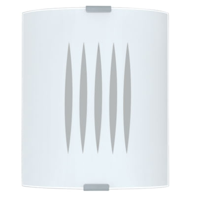 Plafoniera-Contemporanea-Grafik-1-Luce-Diffusore-In-Vetro-Bianco-E-Cromo