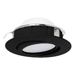 Faretto Ad Incasso Contemporaneo Pineda Policarbonato Nero Led Integrato 5,5W