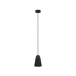 Eglo Lampadario Moderno Canterras 1 Luce Acciaio Nero