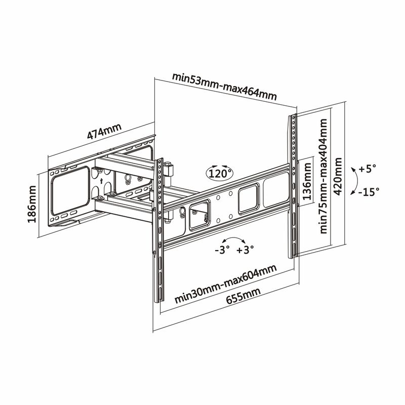 AISENS-WT70TSLE-023-Supporto-TV-a-parete-1778-cm--70--Nero