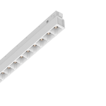 Supporto Lineare Binario Ego Alluminio Bianco Led 13W 3000K Dali Luce Calda