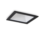 Proiettore Da Incasso Moderno Game Square Alluminio Nero E Bianco Led 11W 3000K