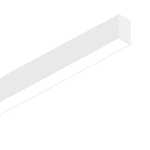 Sistema Lineare Fluo Wide Alluminio Bianco Led 27W 3000K Luce Calda L.120,5Cm