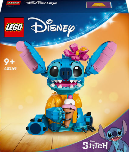 LEGO-Disney-43249-Stitch-Gioco-per-Bambini-9--Personaggio-da-Costruire-con-Parti-Mobili-Idea-Regalo-Divertente-dal-Film