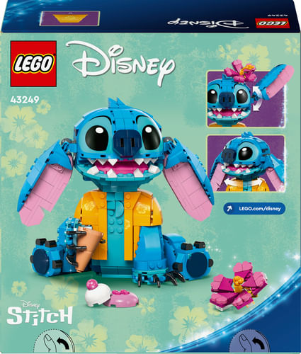 LEGO-Disney-43249-Stitch-Gioco-per-Bambini-9--Personaggio-da-Costruire-con-Parti-Mobili-Idea-Regalo-Divertente-dal-Film