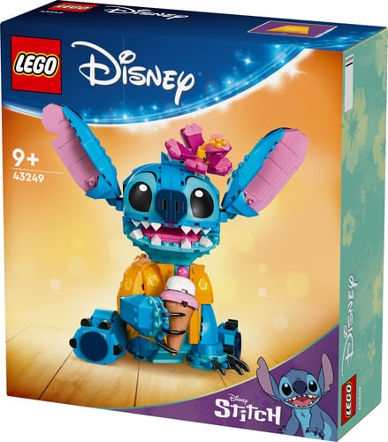 LEGO-Disney-43249-Stitch-Gioco-per-Bambini-9--Personaggio-da-Costruire-con-Parti-Mobili-Idea-Regalo-Divertente-dal-Film