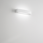 Applique Esterno Biemissione In Alluminio Moderno Bow Bianco Led