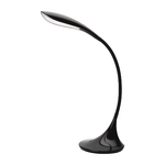 Lampada Da Scrivania Moderna Flessibile Puddy Nero Led