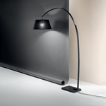 Piantana In Metallo Contemporanea Tamara Nero 1 Luce E27