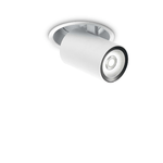 Faretto Tubolare Moderno Nova Alluminio Bianco Led 12W 4000K Luce Naturale