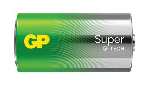 GP-Battery-Batteria-Super-Alcalina-15V-Mezza-Torcia-C---14A-U2---LR14--Confezione-2-Pezzi-