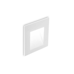 Corpo Luce Incasso Alluminio Bianco Led 2W 3000K Luce Calda