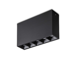 Modulo Lika Alluminio Nero Led 12,5W 3000K Luce Calda