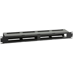 Lanview LOGON RAO420BL porta accessori Pannello di gestione del cavo (1U 19 R TYPE CABLE - MANAGEMENT PANEL WITH COVER